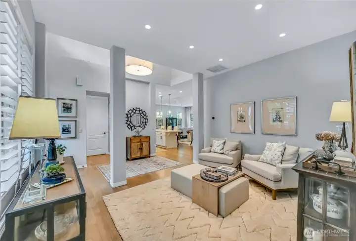 A quiet spot for a cup of coffee or to read.