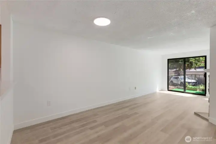 Light and bright, fresh paint throughout.