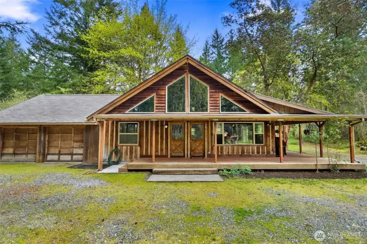 View from small root cellar.