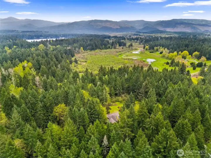 Clear Lake in the left corner