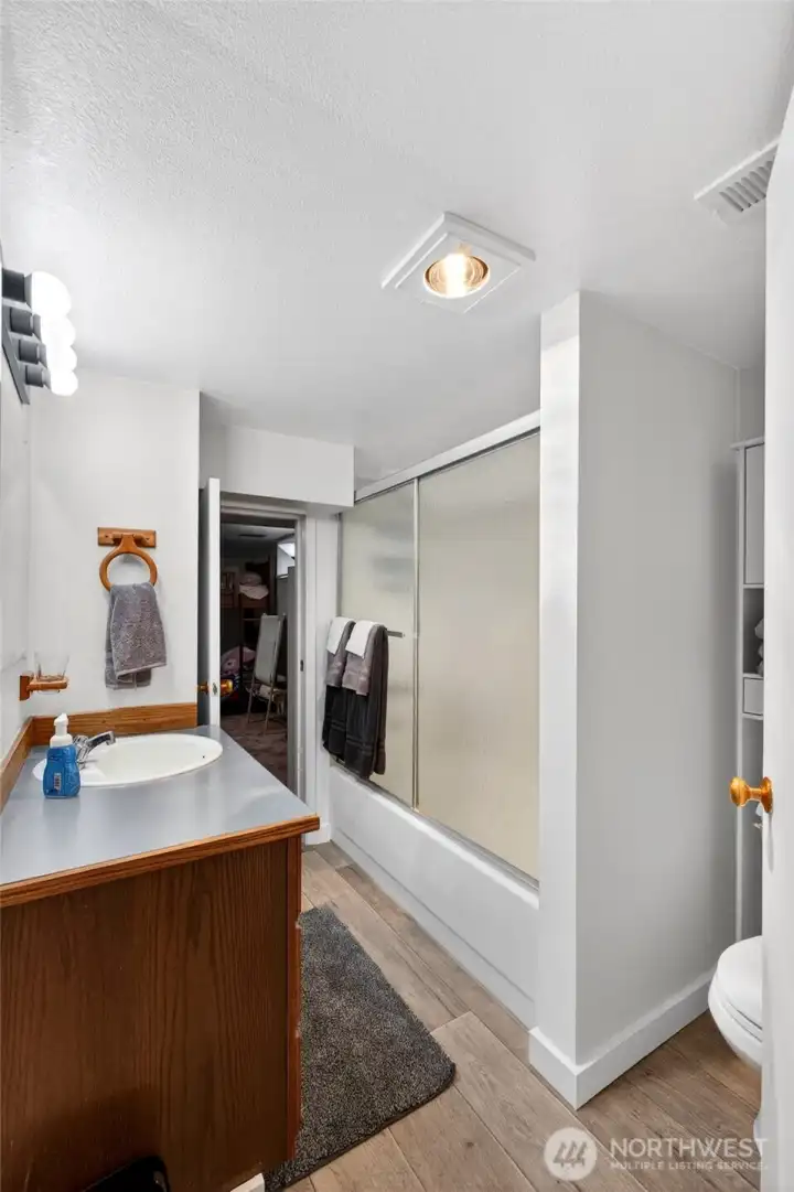 One Full bathroom on the lower level