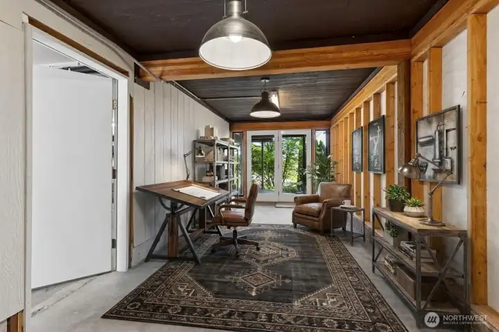 Potential for add'l unit!  Office/Studio?  Plumbing in place! *Virtually Staged*