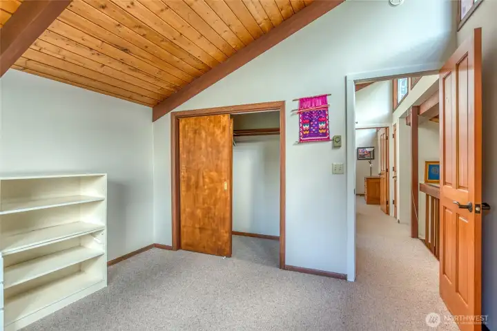Upper bedroom in main house.