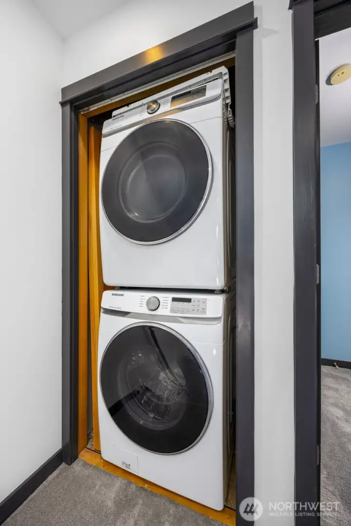 Full laundry conveniently located on the same floor as the bedrooms.