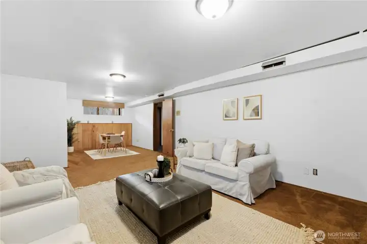 For many years, this room was used as an exceptionally spacious primary bedroom. For many years, this room was used as an exceptionally spacious primary bedroom.