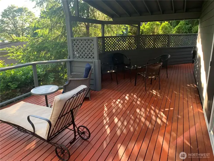 Main deck and covered deck area