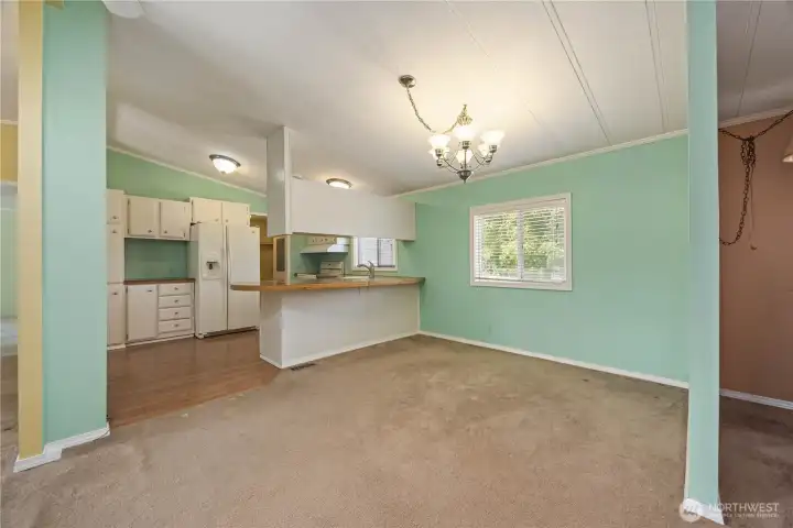 25 Buckingham Alley: Dining Room with bar seating