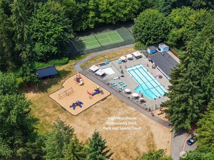 Exceptional amenities include the popular community pool, park, BBQ area, and sports court. Home to the Dolphins swim team.