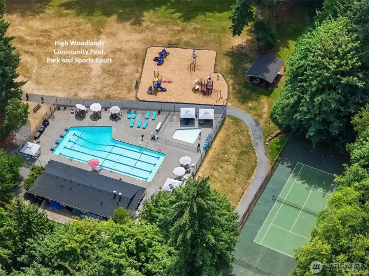 Exceptional amenities include the popular community pool, park, BBQ area, and sports courts Home to the Dolphins swim team.