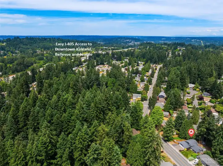 Easy commuter access to I-405, Totem Lake Village, Evergreen Hospital, parks, Woodinville wineries, shopping and dining. Top-tier Northshore schools. An outstanding Eastside locale!