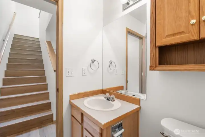 Guest bathroom on main floor