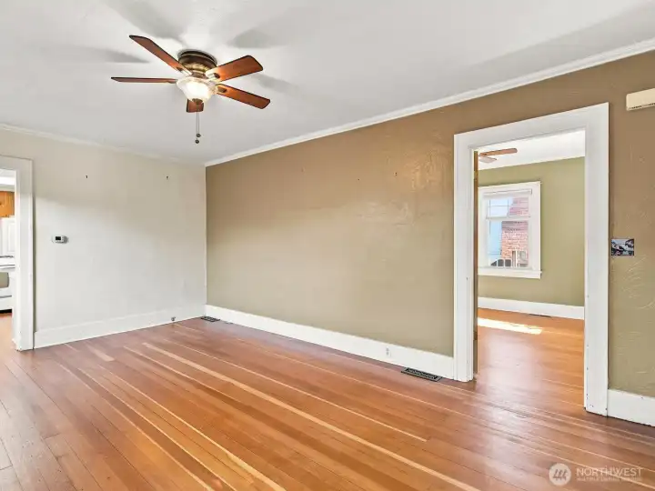 Stunning 6-inch floor moldings give rich character throughout each room on the main level.