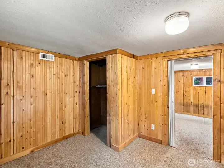 There's plenty of light down here, just like the main floor.