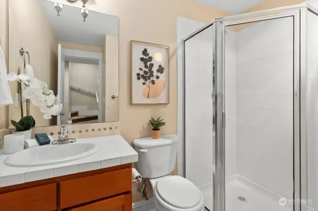 Every bedroom has a bathroom! Great for multigenerational households, roommates, etc.