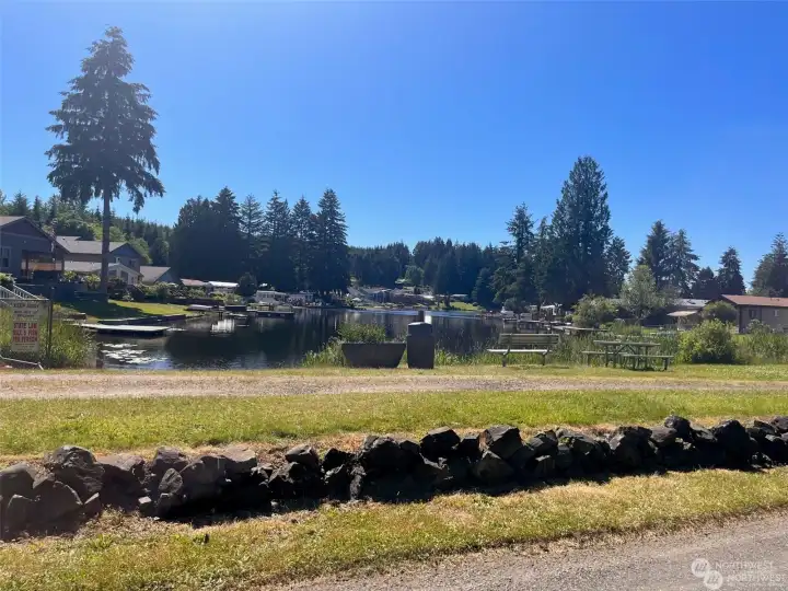 Community lake front park