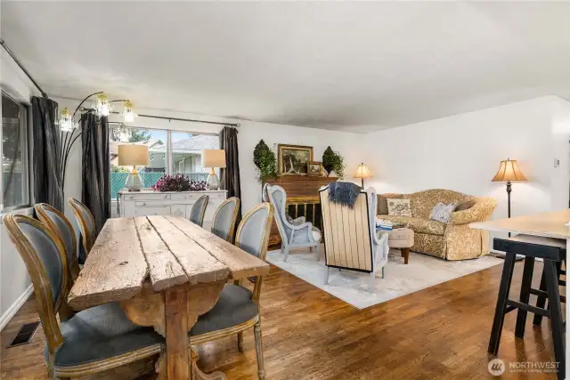 Dining Room & Living Room