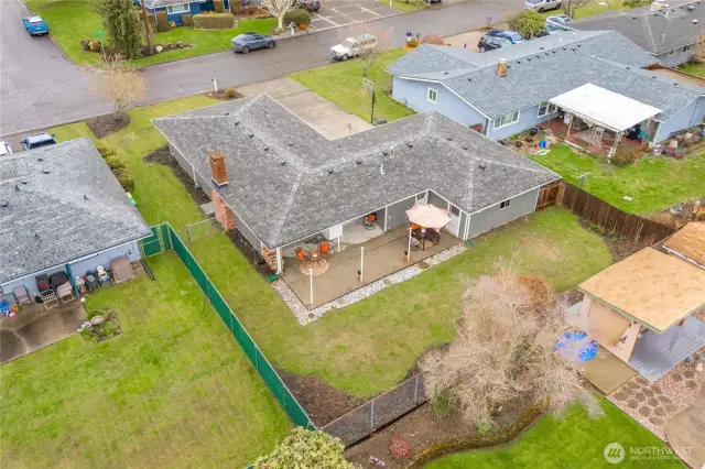 Aerial View of Property