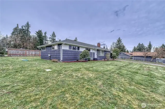 Here is the front yard along with the south side yard.