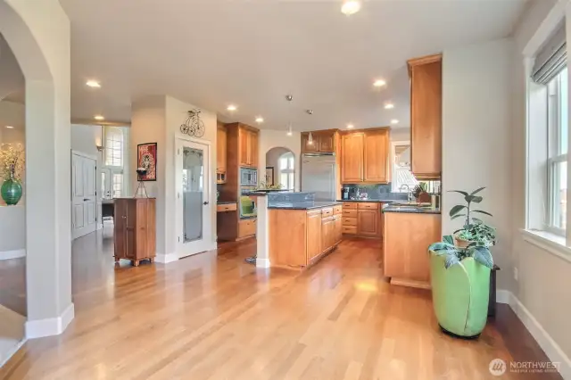 Informal dining area off kitchen.