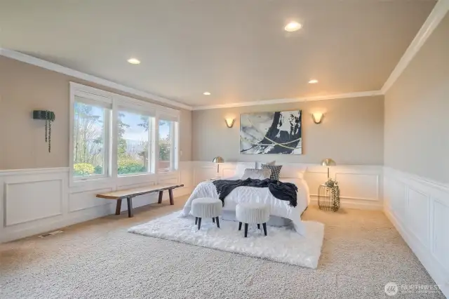 Oversized primary bedroom