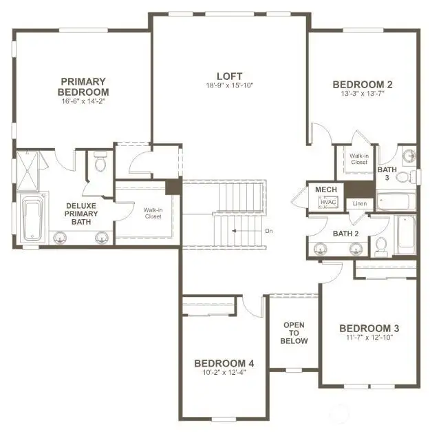 Upper Floor Layout