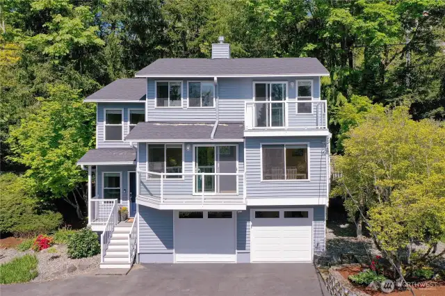 Welcome to your meticulously maintained home with glorious Sound and mountain views...just minutes from beaches, trails and parks!