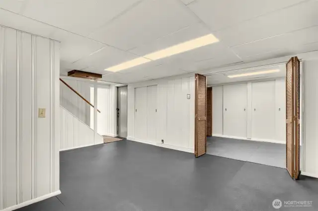 Incredible downstairs space that can be used for anything.