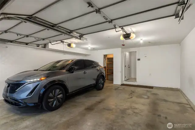 2 Car Garage with Storage