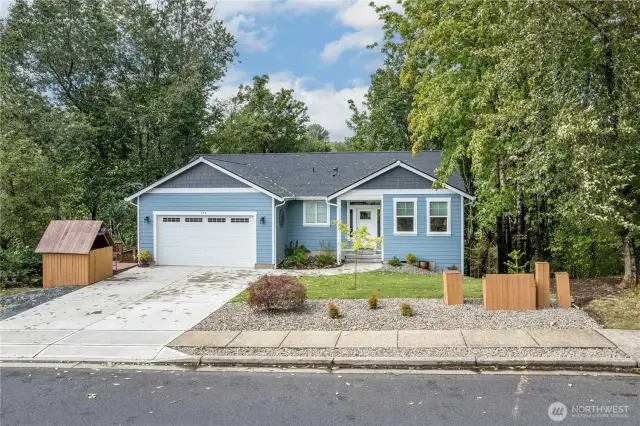 Front of home.