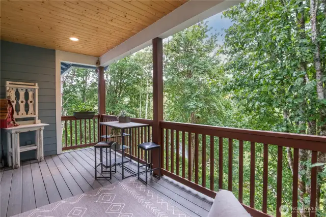 Main Level Deck with views of the Lake.