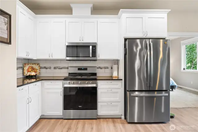 Beautiful Stainless Steel appliances.