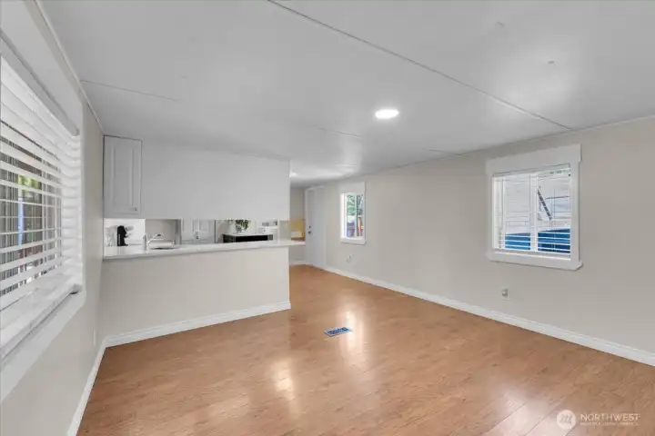 Living room upon entry