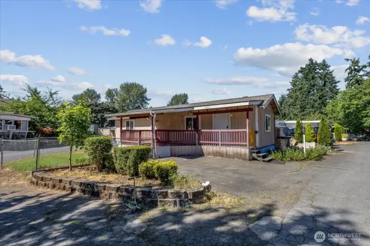 Prime location - corner lot in front of park. Grass has been enhanced