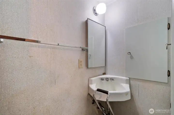 main floor half bath