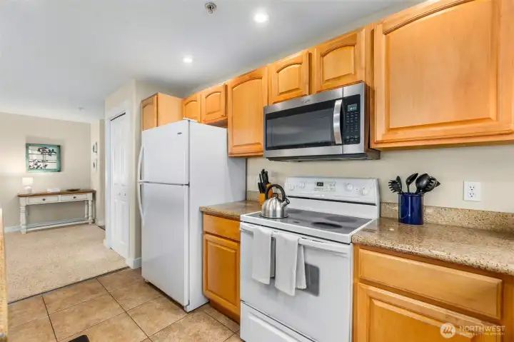 Fully equipped kitchen