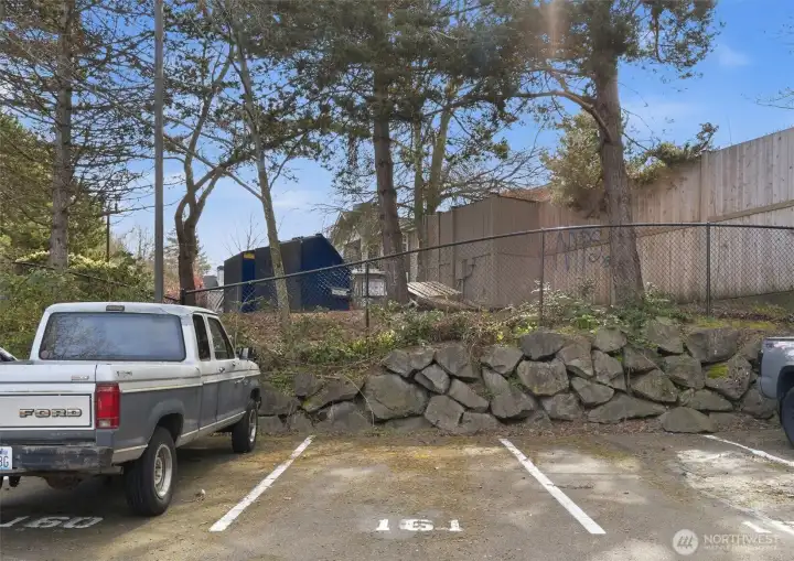 2nd parking spot #161