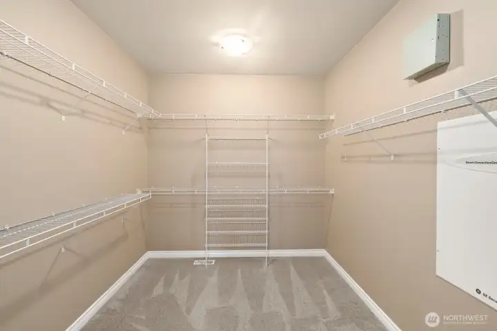 HUGE primary closet.  What will you buy?