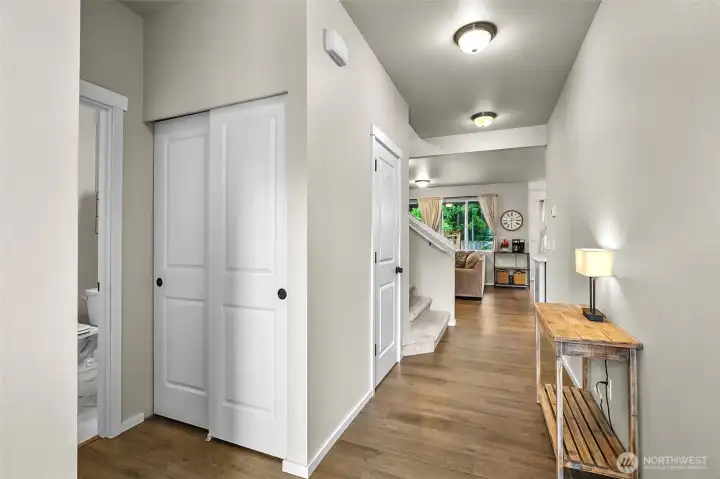 Spacious entry
