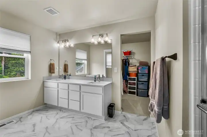 3/4 primary bath