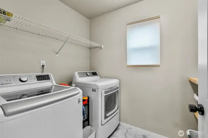 Laundry room upper level
