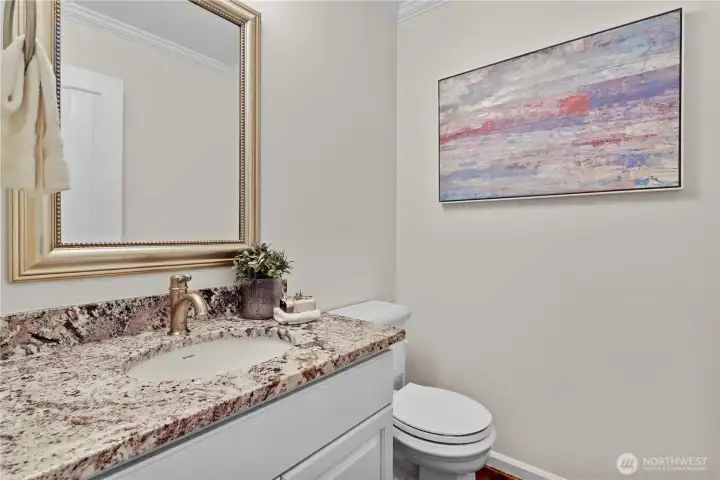 Powder room on main