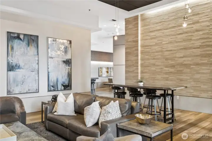 Owner Amenities located in Tower One on Floor 3. Party Room, Spa, and Sauna.
