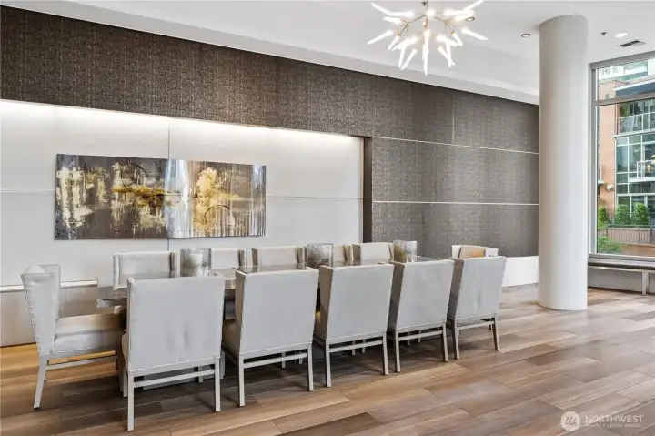 Owner Amenities located in Tower One on Floor 3. Party Room, Spa, and Sauna.