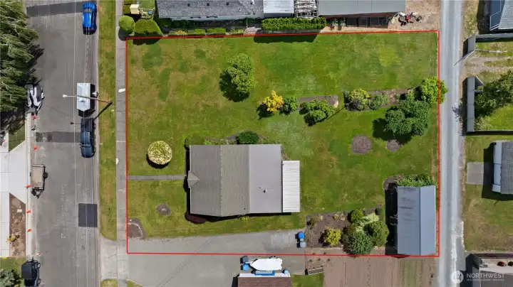 Aerial of home site Aerial of home site