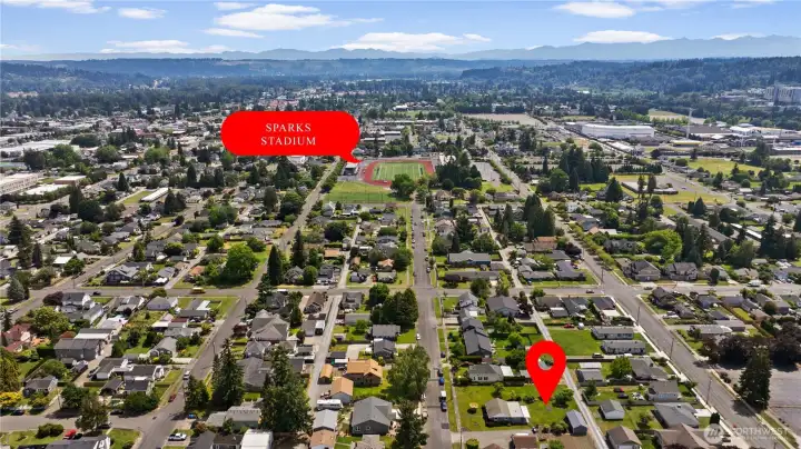 Aerial of home site Aerial of home site