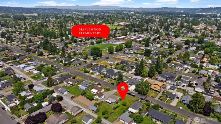 Aerial of home site Aerial of home site
