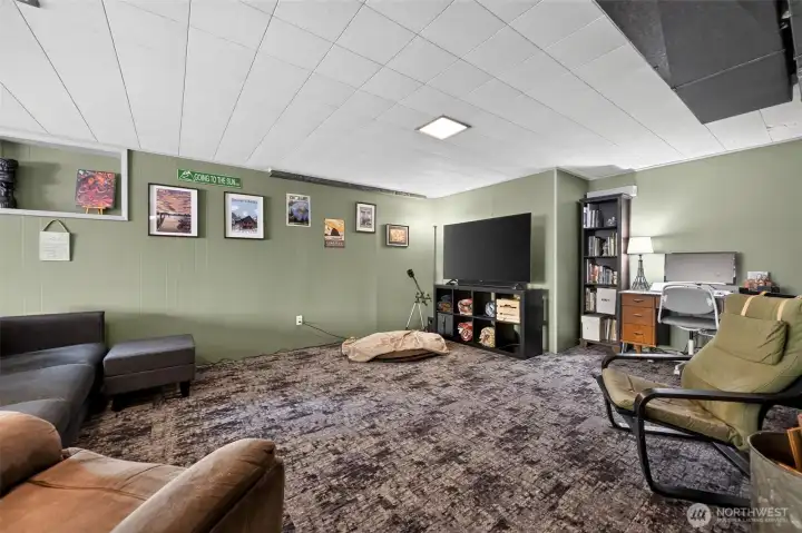 Very large basement that could easily be converted to private ADU