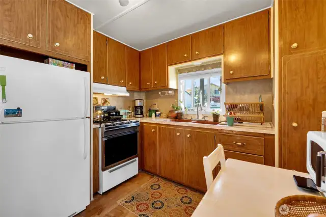 Kitchen with dining space