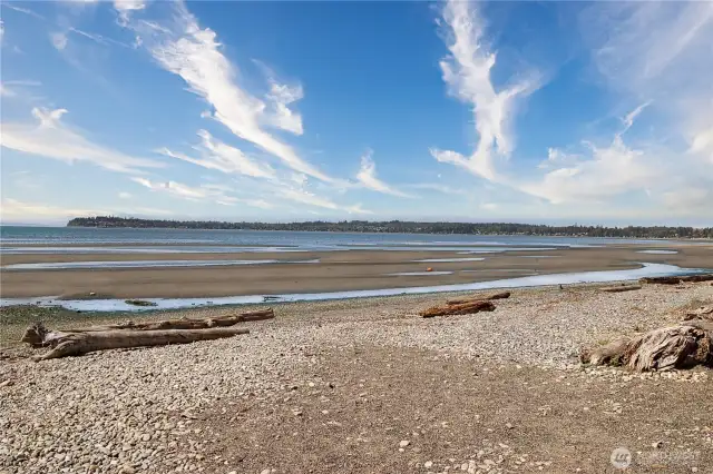 Birch Bay's recreational/swimming beach is one of WA states few!