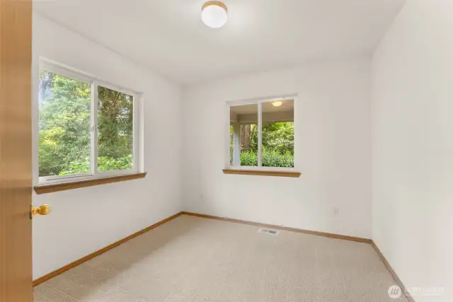 bedroom at back of house